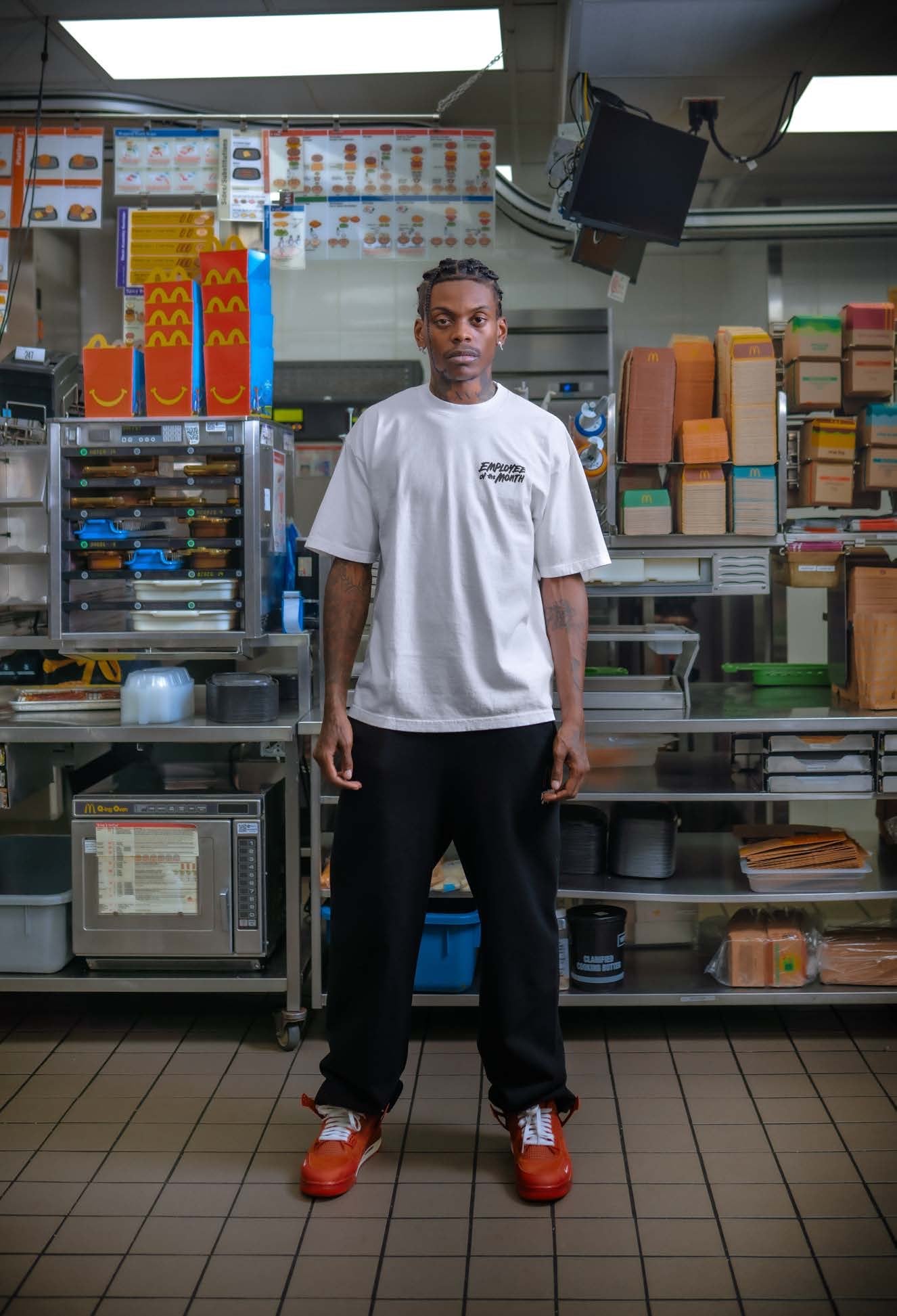 Employee of The Month Tee - White
