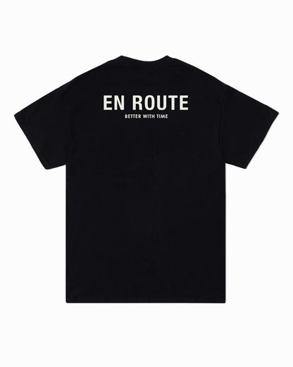 Better With Time Logo Tee Black