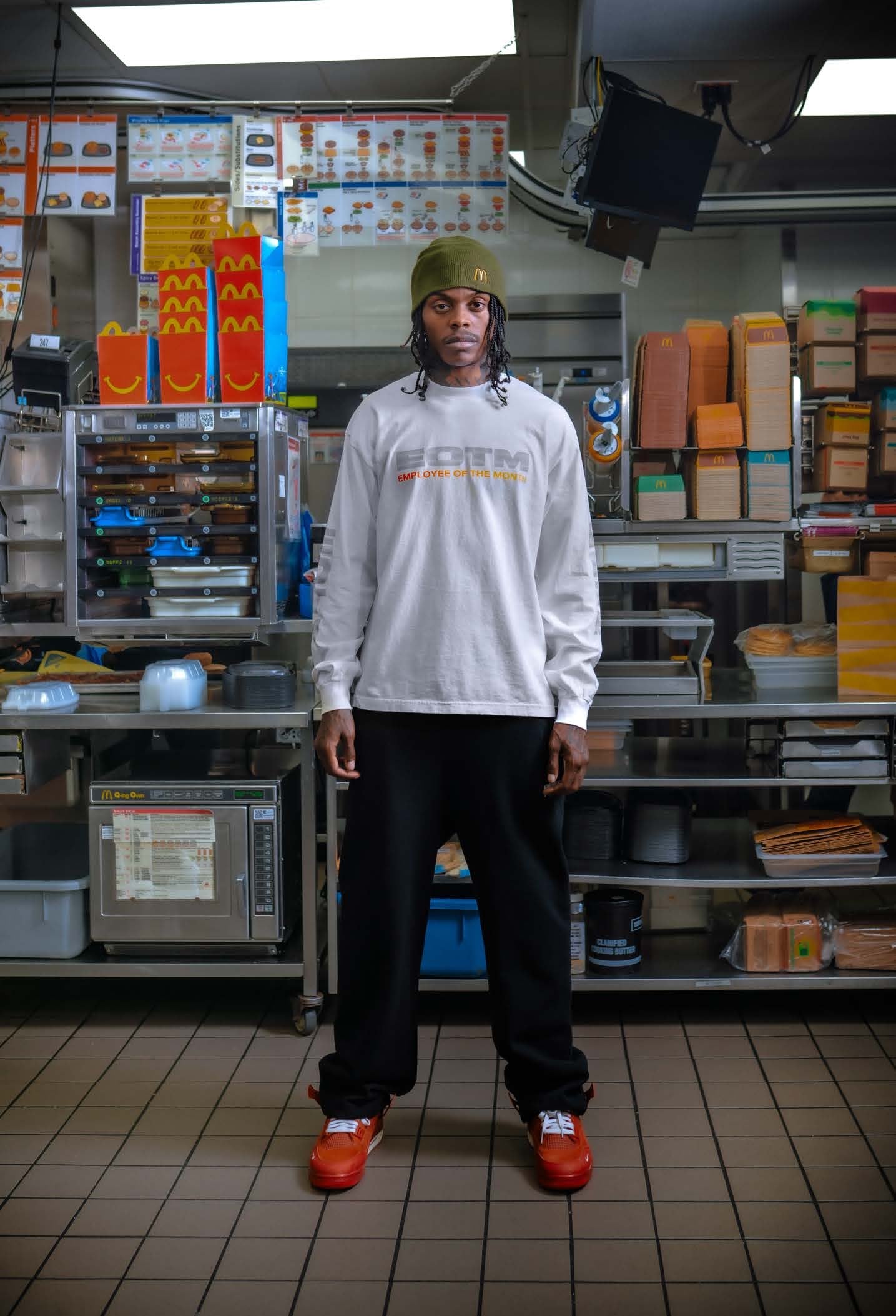 EOTM Long-Sleeve Graphic Tee
 - White