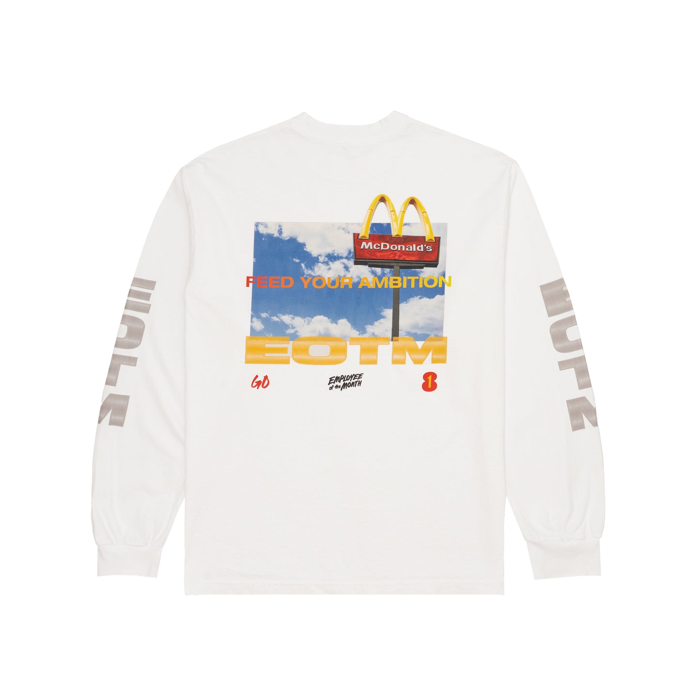 EOTM Long-Sleeve Graphic Tee
 - White