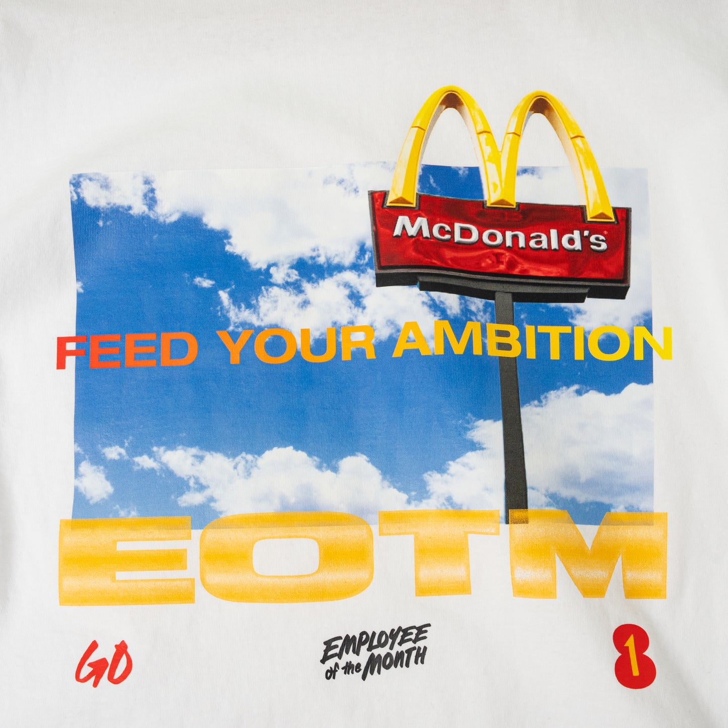 EOTM Long-Sleeve Graphic Tee
 - White